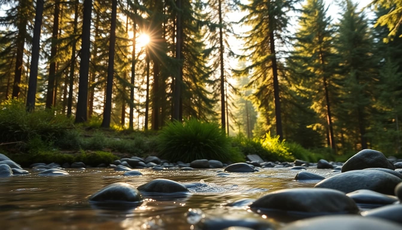 Entspannen Sie beim Retreat Urlaub mit den Engeln im Schwarzwald in der serene Waldlandschaft.