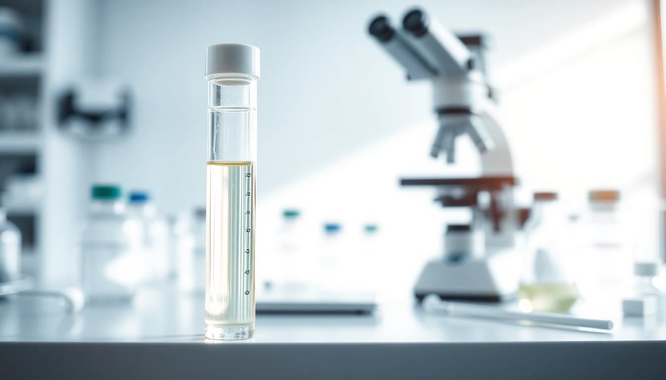 Weitere Informationen ansehen ueber unser Serum-Roehrchen-Analyseverfahren im Labor.
