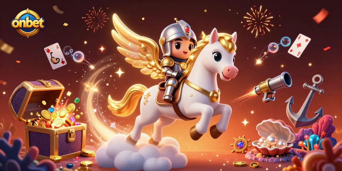 Experience thrilling gaming at onbet, where gold coins and vibrant casino elements collide.