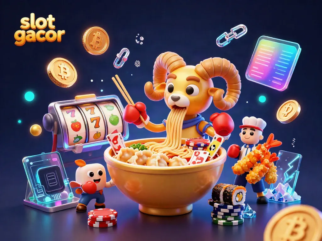 Spin and win with slot gacor featuring dynamic characters in a vibrant casino scene.