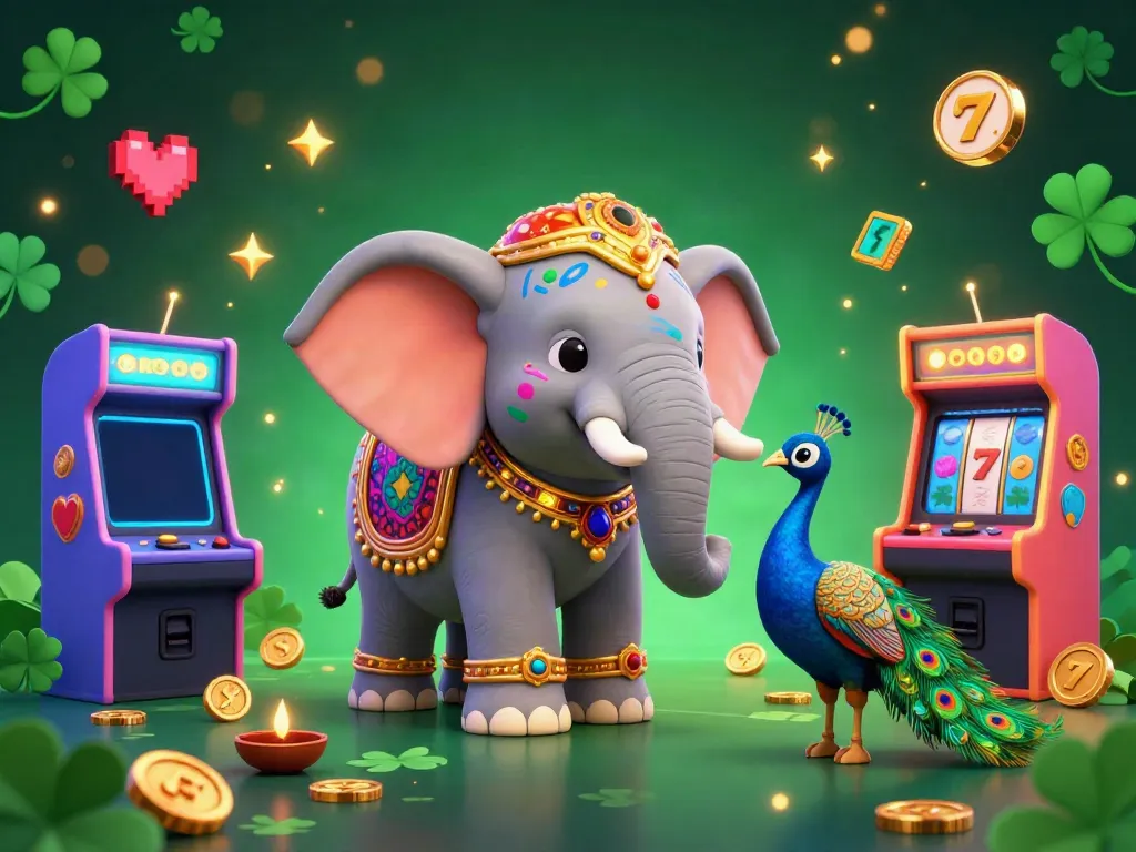 Experience thrilling gaming action at RED88 with vibrant 3D scenes and dynamic casino elements.