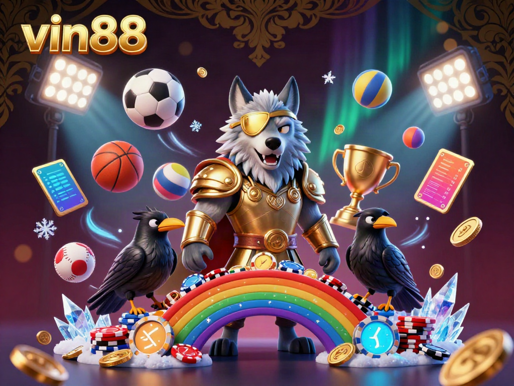 Experience thrilling gameplay with vin88 featuring dynamic sports elements and Norse mythology characters.